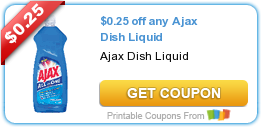 New Ajax Dish Soap Coupon + Deals!