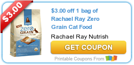 Coupons: Rachel Ray Cat Food, Mederma, Rosina, Magic Eraser, Goof Off, and DampRid