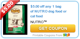 Coupons: Oral-B, Canyon Bakehouse, and Nutro Pet Food