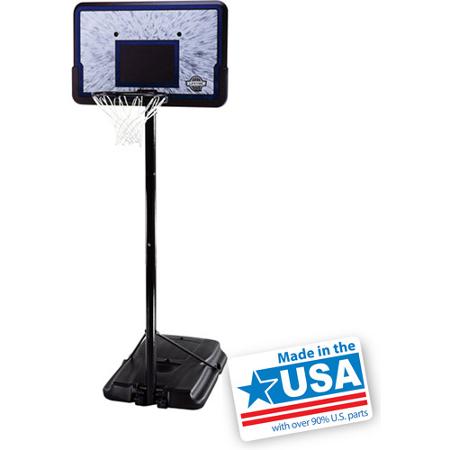 Lifetime 44″ Pro Court Height-Adjustable Portable Basketball Hoop—$89.97!