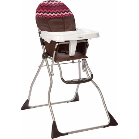 Chevron Raspberry Cosco Folding High Chair Only $29!