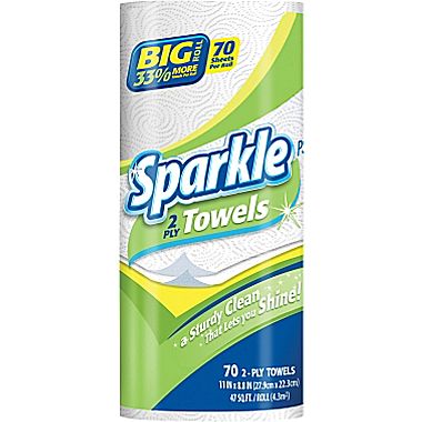 Stock Up on 2-ply Sparkle Premium Paper Towels for 67¢ per Roll Shipped!