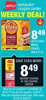 CVS: Completely FREE Meta Health Bars Starting 6/14/15 – No OOP!