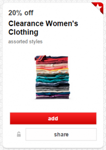 Extra 20% Off Women’s Clearance Clothes With Target Cartwheel!