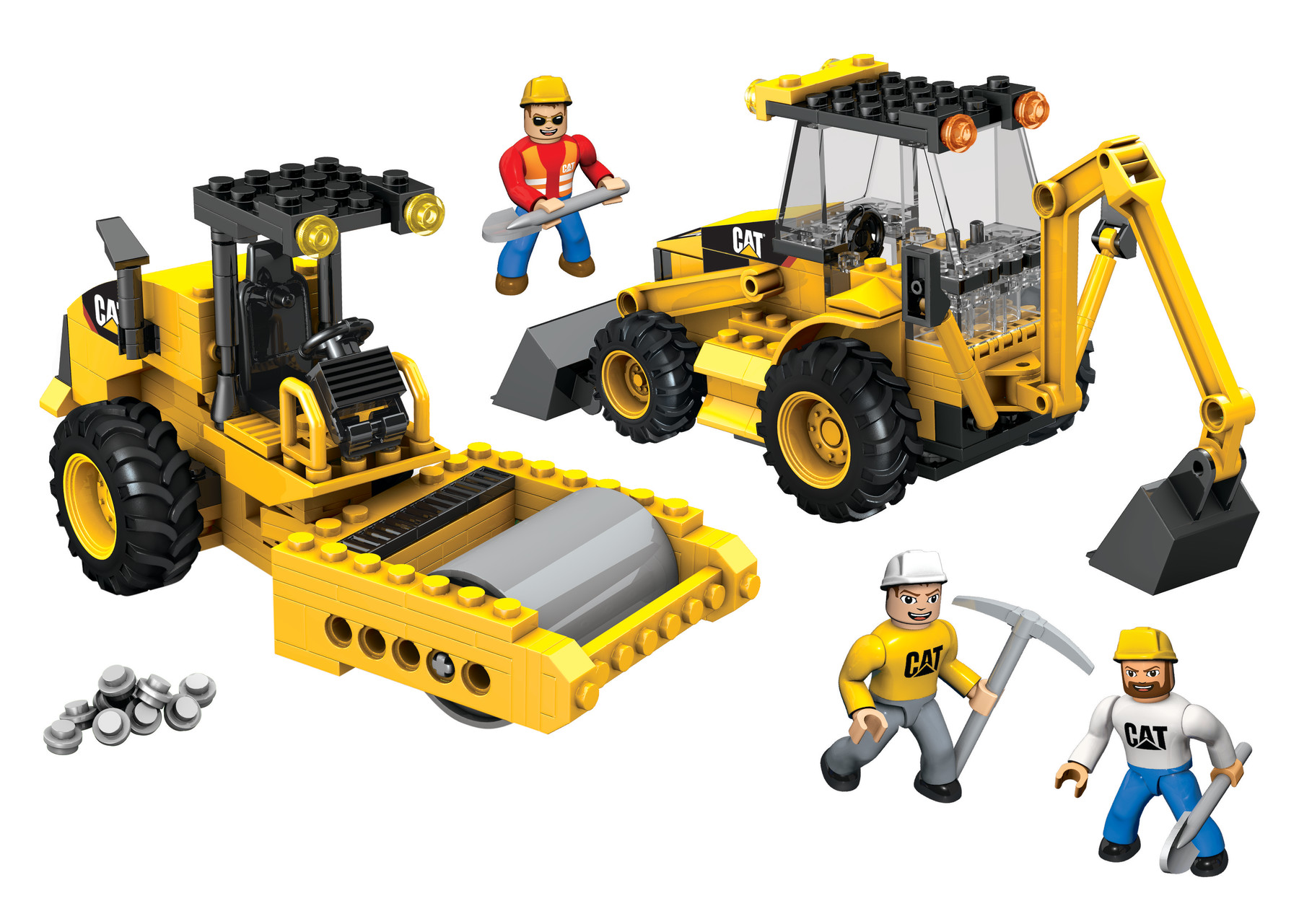 Mega Bloks World Builders CAT Roadbuilding Unit—$10! (Was $21.99)