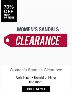 HUGE Sandal Clearance Sale!  Save 70% or more!