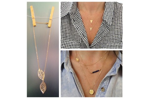 14-Karat Gold-Plated Golden Glimmer Long Necklace – 10 Assorted Styles – Just $5.99!