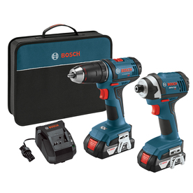 Bosch 18-Volt Lithium Ion Cordless Combo Kit $129 Today Only!