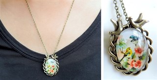 $3.99 – Vintage Bird Charm Necklace!