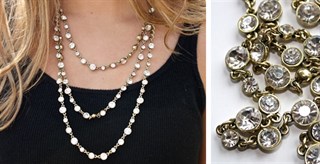 $12.99 – 3 Tier Crystal Statement Necklace!