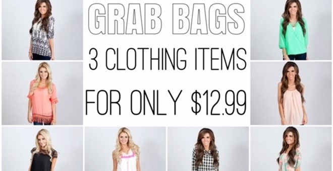 $12.99 – Fancy Frills Grab Bags! 3 clothing items!