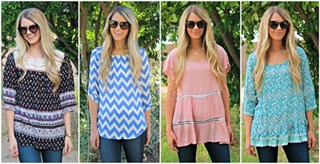 $14.99 – 3brunettes Summer Tunic CLEARANCE!