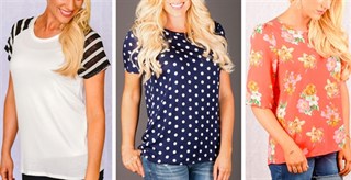 $7.99 – Top BLOWOUT! 17 Styles!