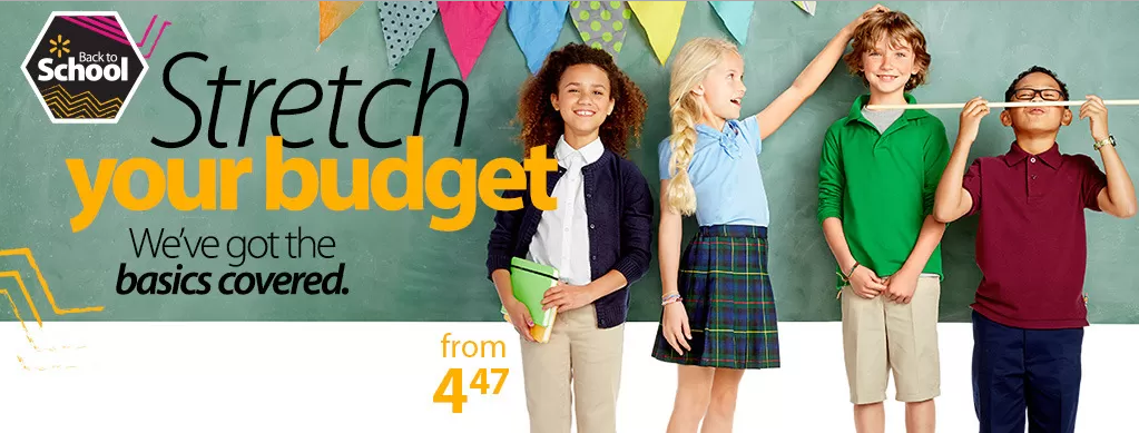 Shop Uniforms, Bundles + More Back to School Savings Online from Walmart