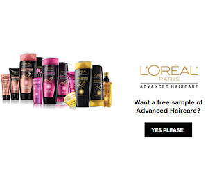 Free 3-Piece Sample Pack of L’Oreal Paris Advanced!