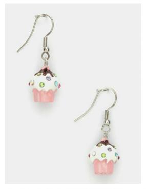 Sweet Cupcake Earrings $5.94 + Free Shipping
