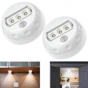 2 Sets of 3 LED Motion Sensor Lights