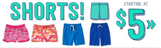 Crazy 8 Everything $9.99 or less! $5 Shorts!