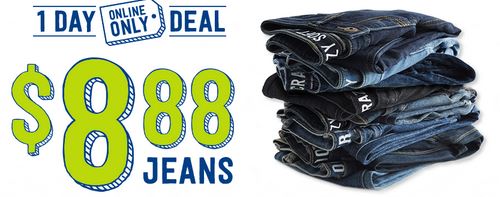Crazy 8 Jeans $8.88 Today Online Only!