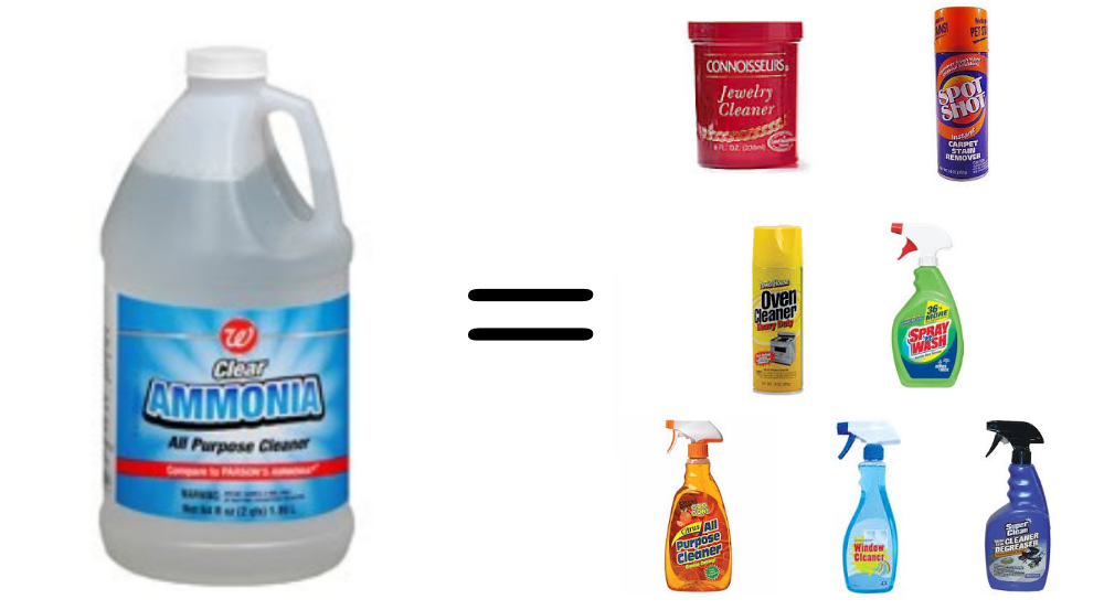 7 Products That Can be Replaced by a Jug of Ammonia