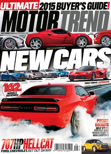 Motor Trend Magazine Only $4.50 per Year!
