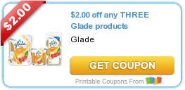 Nine New Glade Coupons | Save $11.25!