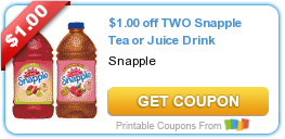 RITE AID: Snapple 64 oz Tea Only $1.17!