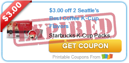 Two New Seattle’s Best K-cup Coupons | Save $6!