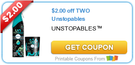 Six New Unstopables Coupons!