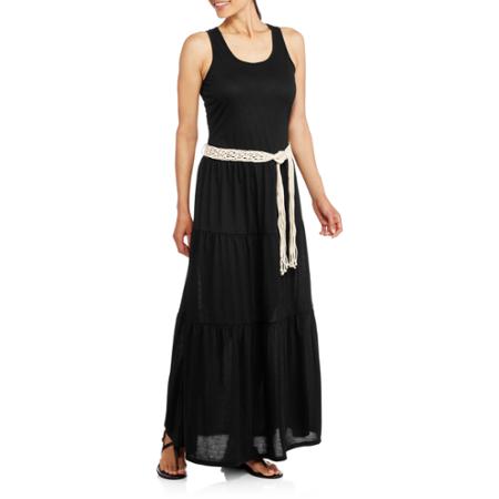 Faded Glory Belted Maxi Dress—$8!