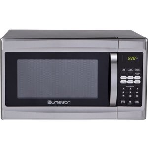 Emerson 1.3 cu ft 1000-Watt Touch Control Stainless Steel Microwave—$50 (REFURB)