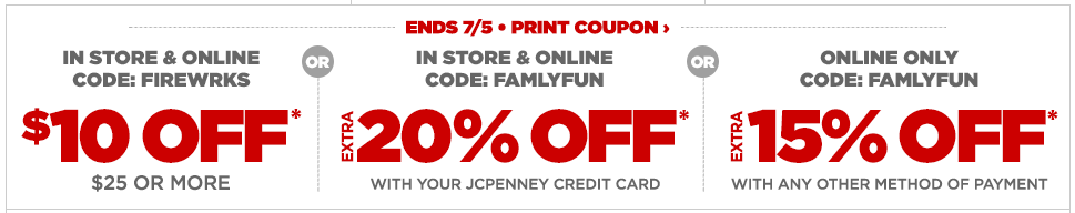 $10 Off $25 JCPenney Coupon!