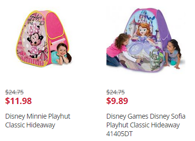 Disney Sofia or Minnie Playhut Hideaway Tents as Low as $9.89 Shipped