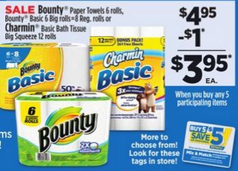 DOLLAR GENERAL: Charmin Basic as Low as 25¢ per Roll!