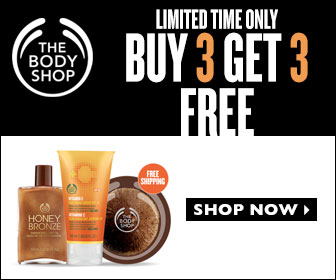 B3G3 Free Sale + FREE Shipping at The Body Shop! B3G3 Free Sale + FREE Shipping at The Body Shop!