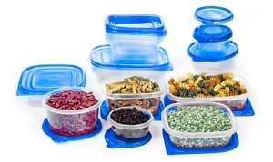34-Piece BPA-Free Plastic Food-Storage Container Set $8.99