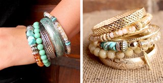 $6.99 – New! Beautiful Stacked Bohemian Bracelets!