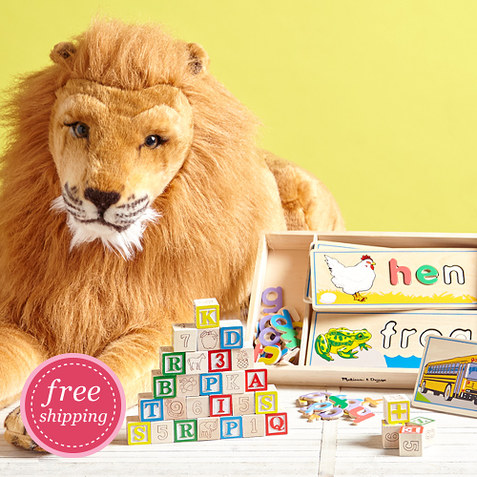 Melissa & Doug up to 30% off! Free shipping!