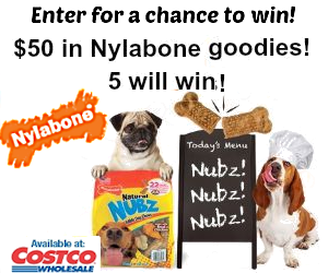 Nylabone $50 Giveaway + $4 off from Costco