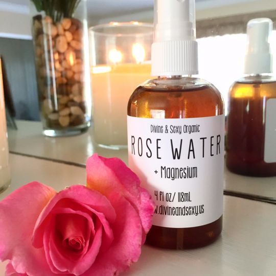 Organic Rose Water + Magnesium Spray $6.99