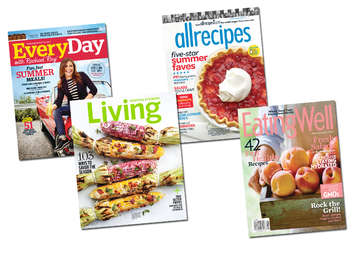 $4.99 Magazines- Rachael Ray, Eating Well, Martha Stewart & Allrecipes!