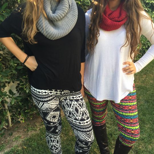 Leggings & Scarf Outfit $16.95