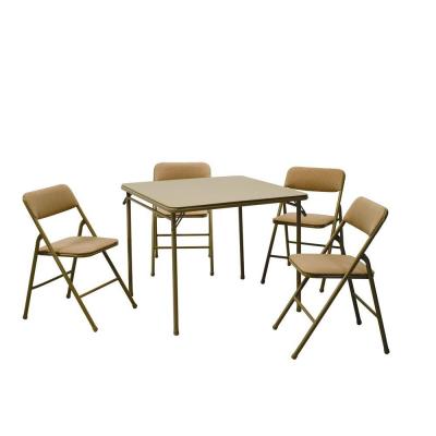 It’s tailgate time! Cosco 5-Piece Folding Table and Chair Set $67.98!