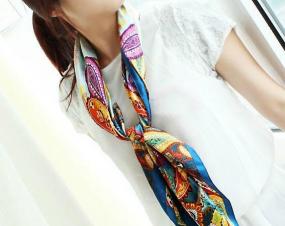 Paisley Blue Scarf $12.74 + Free Shipping