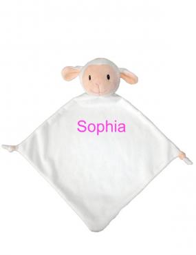 So Sweet! Personalized Baby Animal Blankies $12.74 + Free Shipping