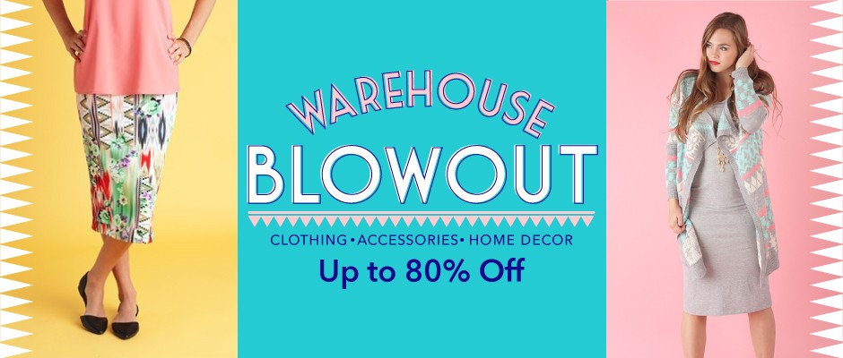 Check out all the Stylish & Chic Savings at this Warehouse BLOWOUT Sale!