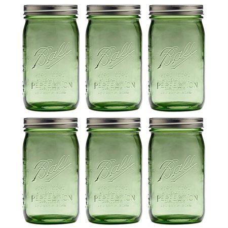 6 Ball Wide Mouth Heritage Collection Green Quart Jars Only $5.97 Shipped!