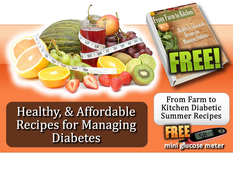 Free Diabetes Information, Recipes and Samples!