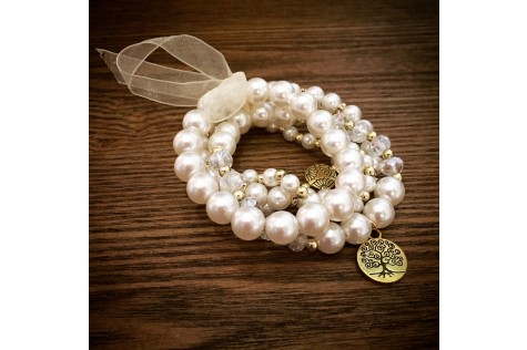 Tree Of Life Pearl Bracelet – 2 colors – $4.99!