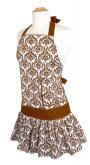 Women’s Brown Damask Apron $8.00 Today Only! Perfect for fall!